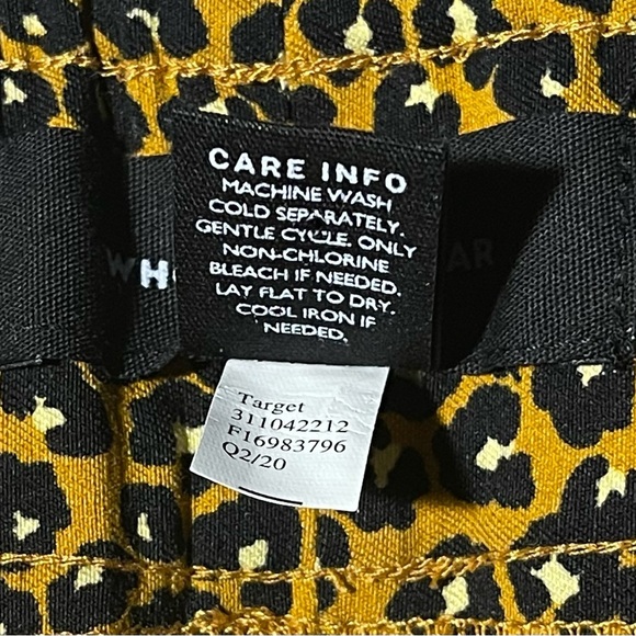 Who What Wear Leopard Print High Rise Cropped Stretchy Casual Pants Women’s 8 - Picture 8 of 8